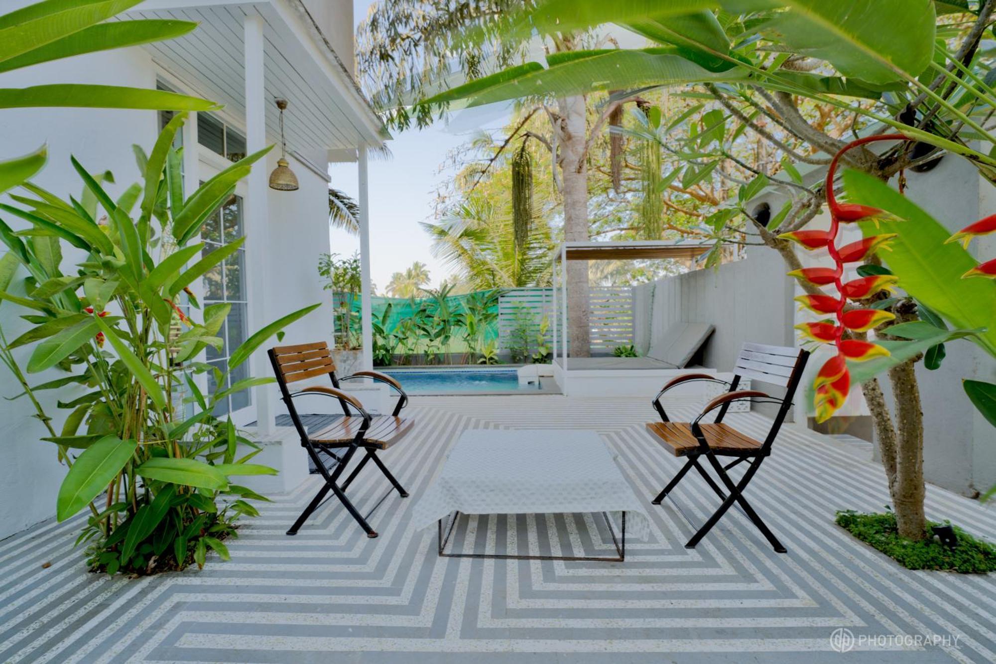 August Villas, Saligao -Private Pool Villas Bagian luar foto